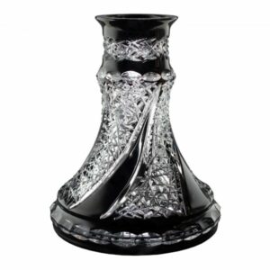 moze – exclusive – glass – fan – cut – black – caesar – crystal
